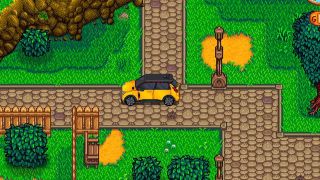 A Renault 5 in Stardew Valley